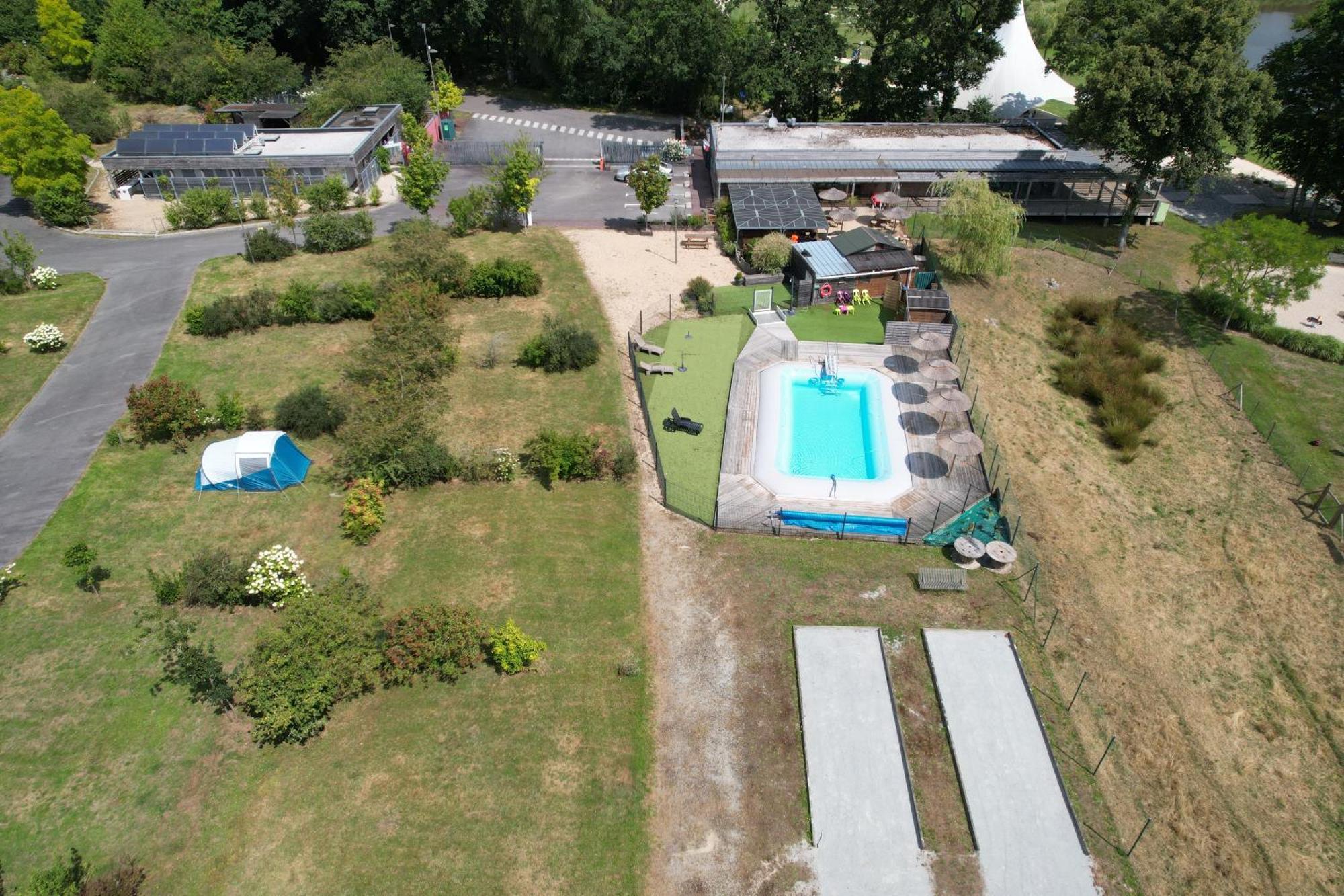 Hotel Camping Aquarev Loudéac Exterior foto